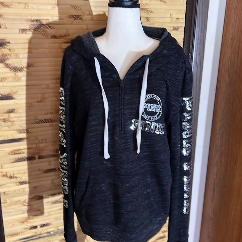 Victoria Secret half zip-up sweatshirt.